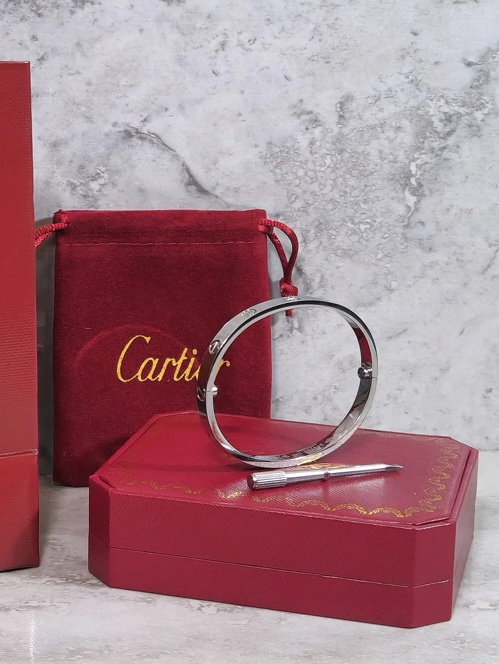 Cartier Silver Love Bracelet✨️